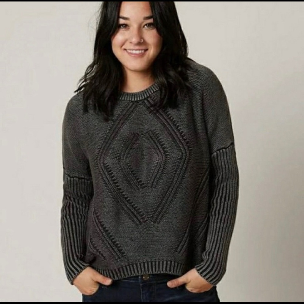 Gilded intent Grey sweater